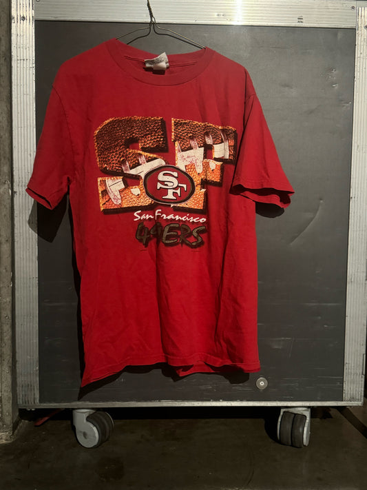 San Francisco 49ers Glitter Nutmeg Lee Tee (M)